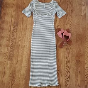 Rachel Pally Black + White Striped Dress